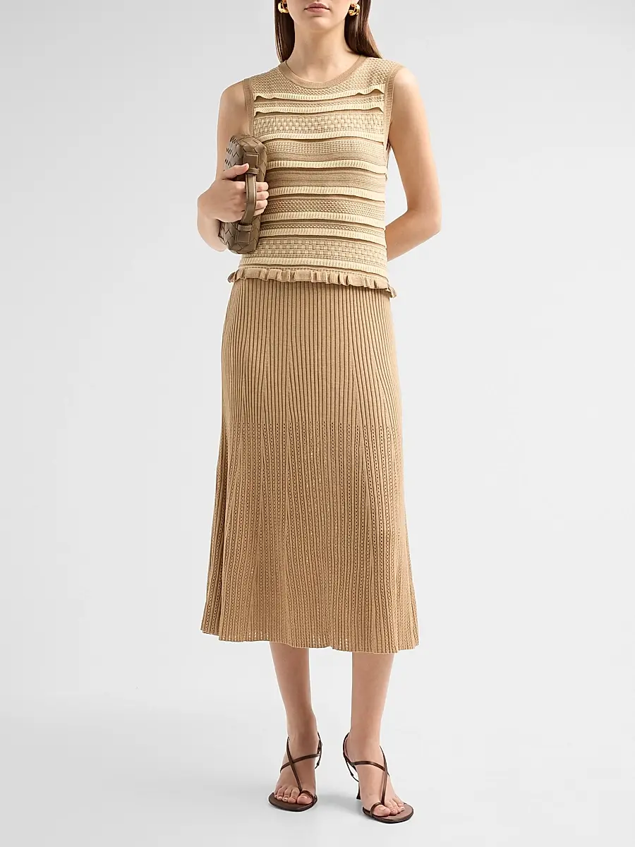 Ramy Brook Women's Annie Compact Knit Midi Dress | Thumbnail 2 Ramy Brook Women's Annie Compact Knit Midi Dress | Thumbnail 2