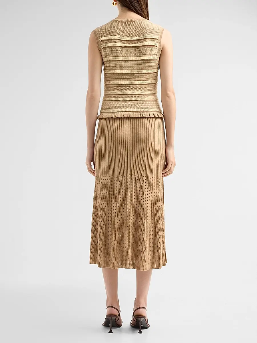 Ramy Brook Women's Annie Compact Knit Midi Dress | Thumbnail 3 Ramy Brook Women's Annie Compact Knit Midi Dress | Thumbnail 3