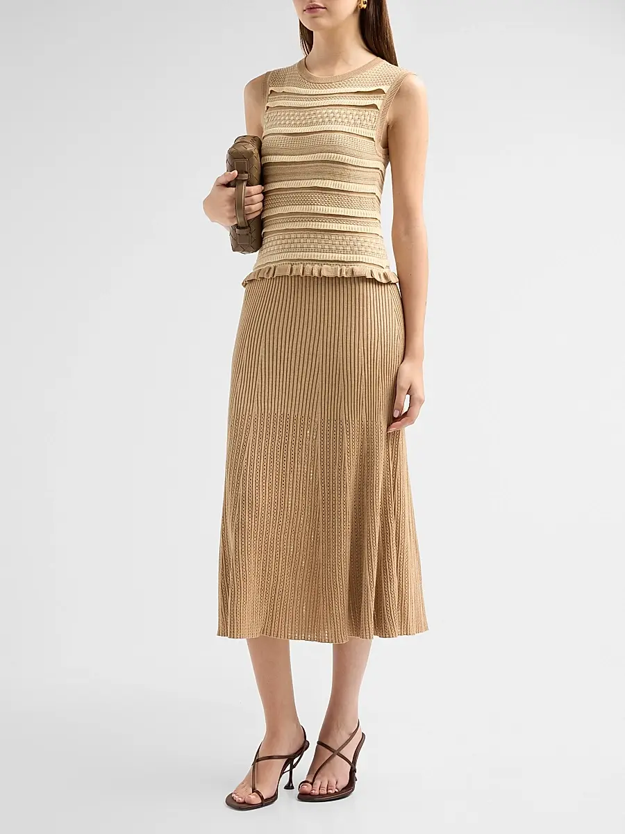 Ramy Brook Women's Annie Compact Knit Midi Dress | Thumbnail 4 Ramy Brook Women's Annie Compact Knit Midi Dress | Thumbnail 4