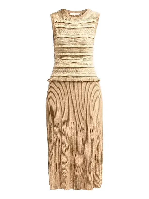 Ramy Brook Women's Annie Compact Knit Midi Dress