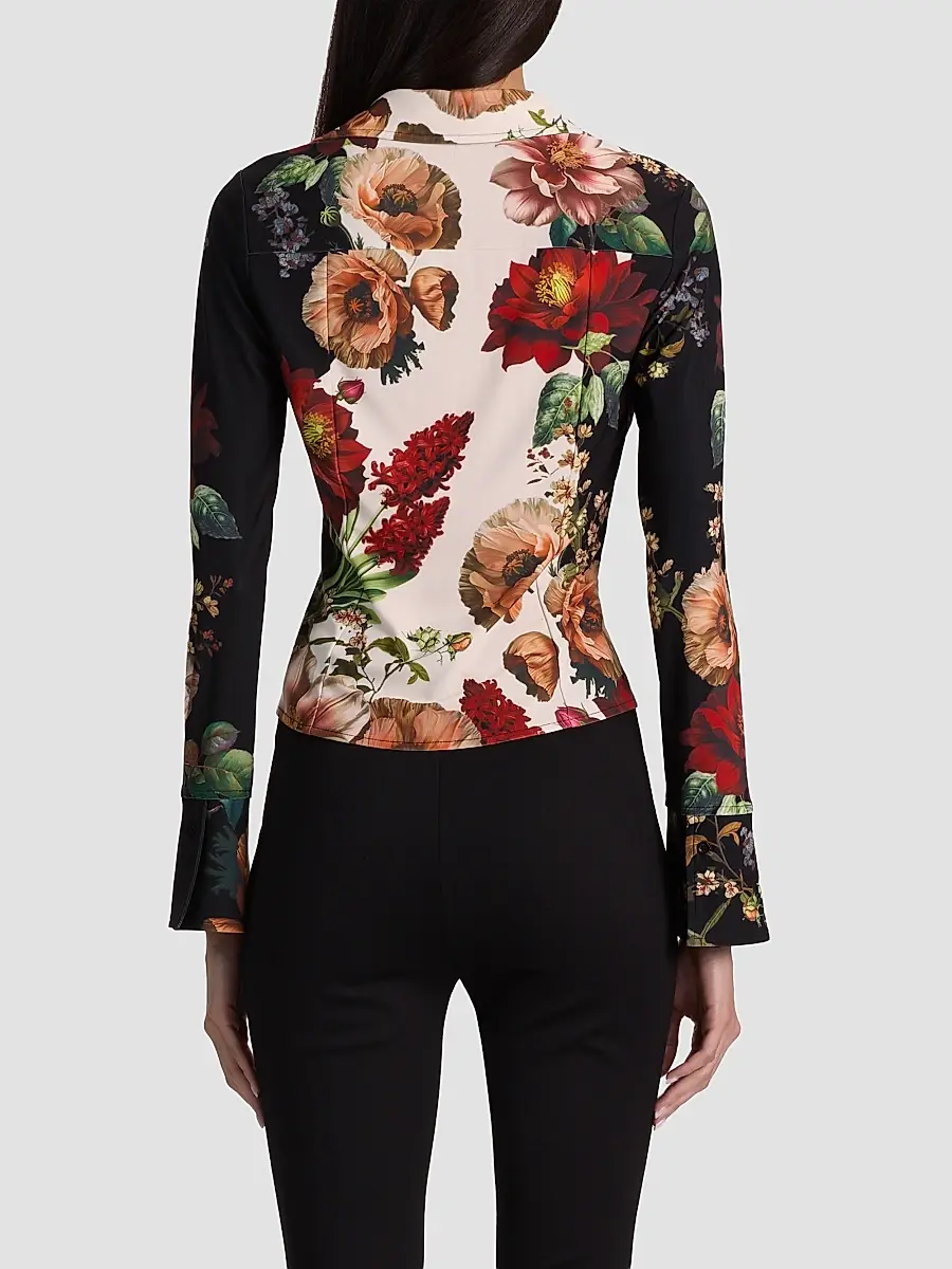 Alice + Olivia Women's Freya Printed Top | Thumbnail 3