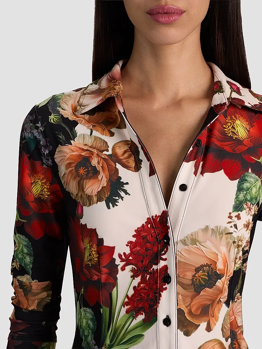 Alice + Olivia Women's Freya Printed Top | Thumbnail 5