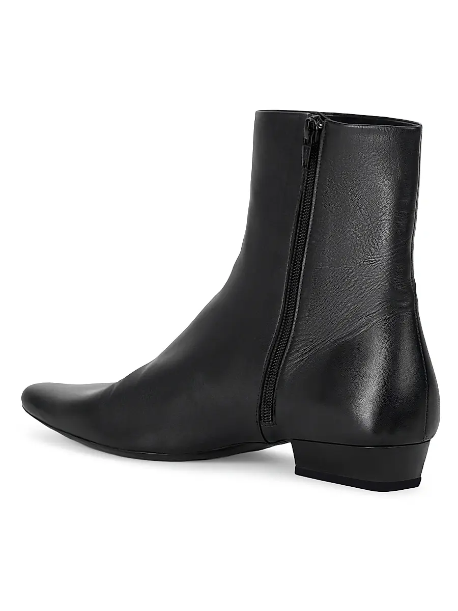 Staud Women's Wally 25MM Leather Ankle Boots | Thumbnail 3 Staud Women's Wally 25MM Leather Ankle Boots | Thumbnail 3