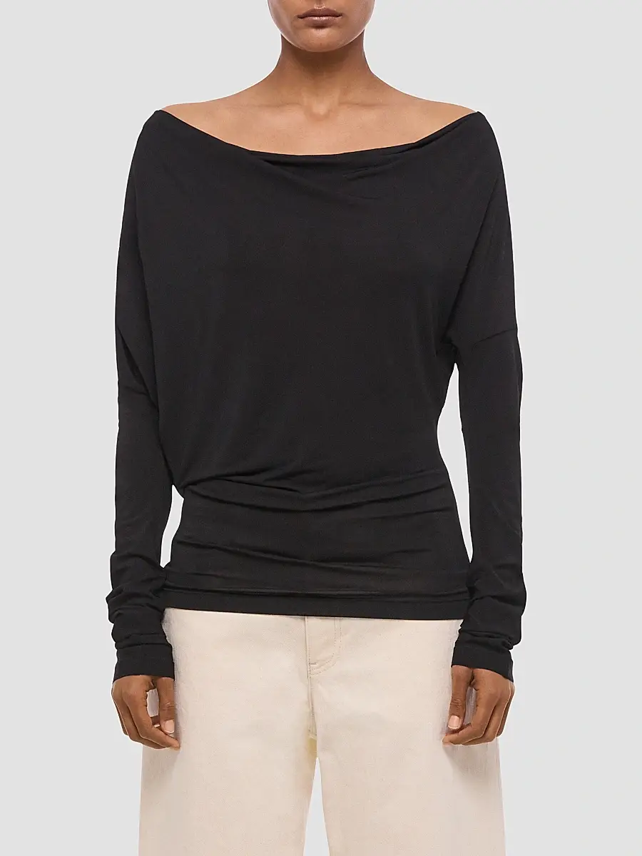 Helmut Lang Women's Open-Back Cowlneck Top | Thumbnail 4 Helmut Lang Women's Open-Back Cowlneck Top | Thumbnail 4