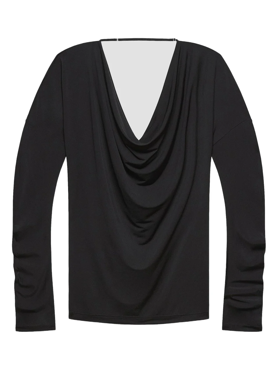 Women's Open-Back Cowlneck Top