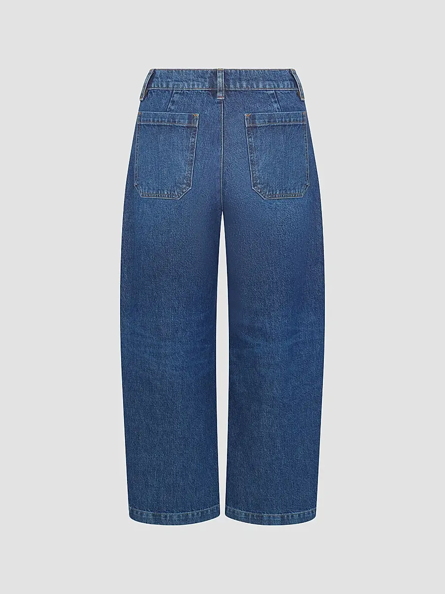 Frame Women's The Ranger Barrel-Leg Jeans | Thumbnail 3 Frame Women's The Ranger Barrel-Leg Jeans | Thumbnail 3