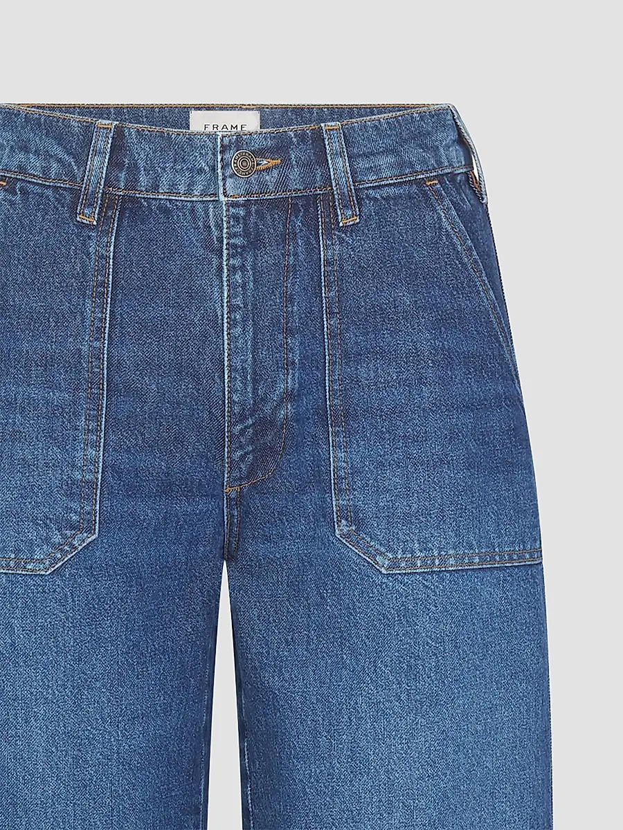 Frame Women's The Ranger Barrel-Leg Jeans | Thumbnail 5 Frame Women's The Ranger Barrel-Leg Jeans | Thumbnail 5