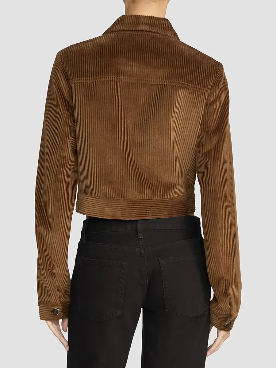 Frame Women's The Small Cotton Corduroy Jacket | Thumbnail 2