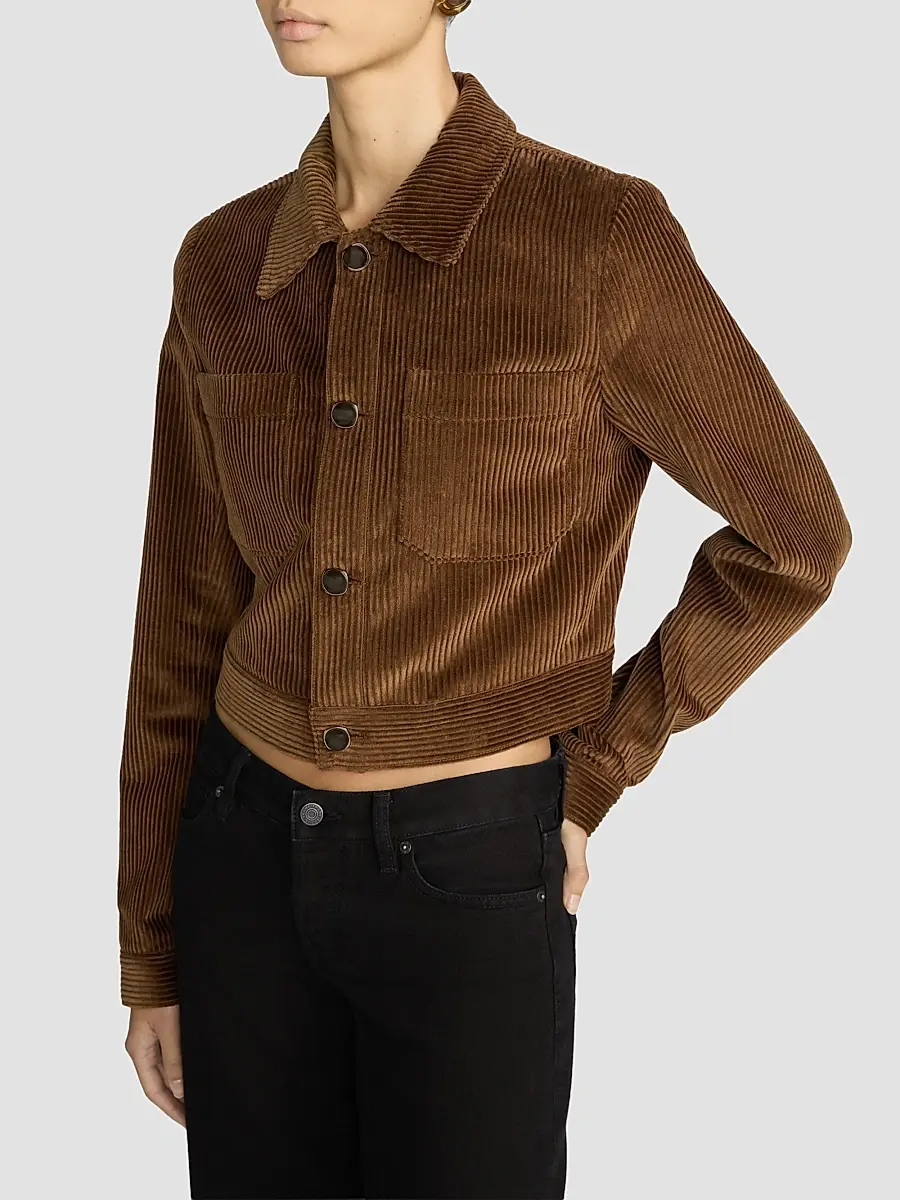 Frame Women's The Small Cotton Corduroy Jacket | Thumbnail 5