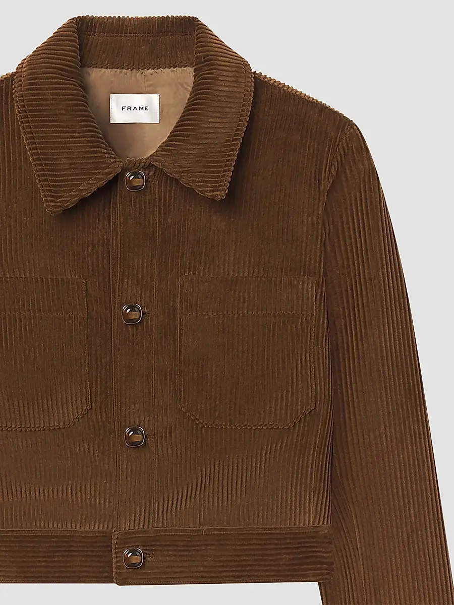Frame Women's The Small Cotton Corduroy Jacket | Thumbnail 7