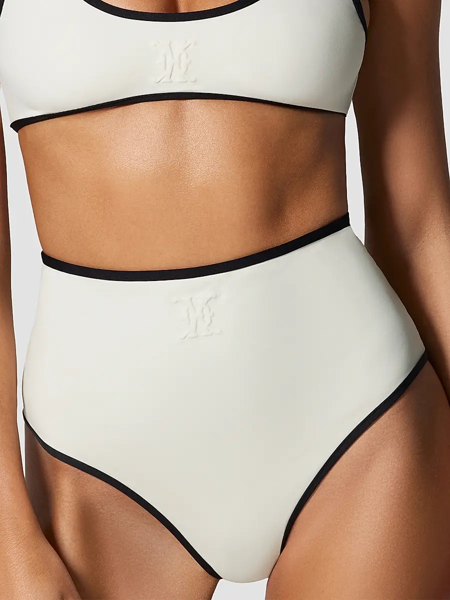 Kiki de Montparnasse Women's Contraste High-Waisted Bikini Bottom | Thumbnail 4