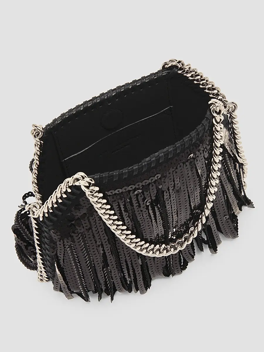 Stella McCartney Women's Falabella Sequined Fringe Bag | Thumbnail 4 Stella McCartney Women's Falabella Sequined Fringe Bag | Thumbnail 4