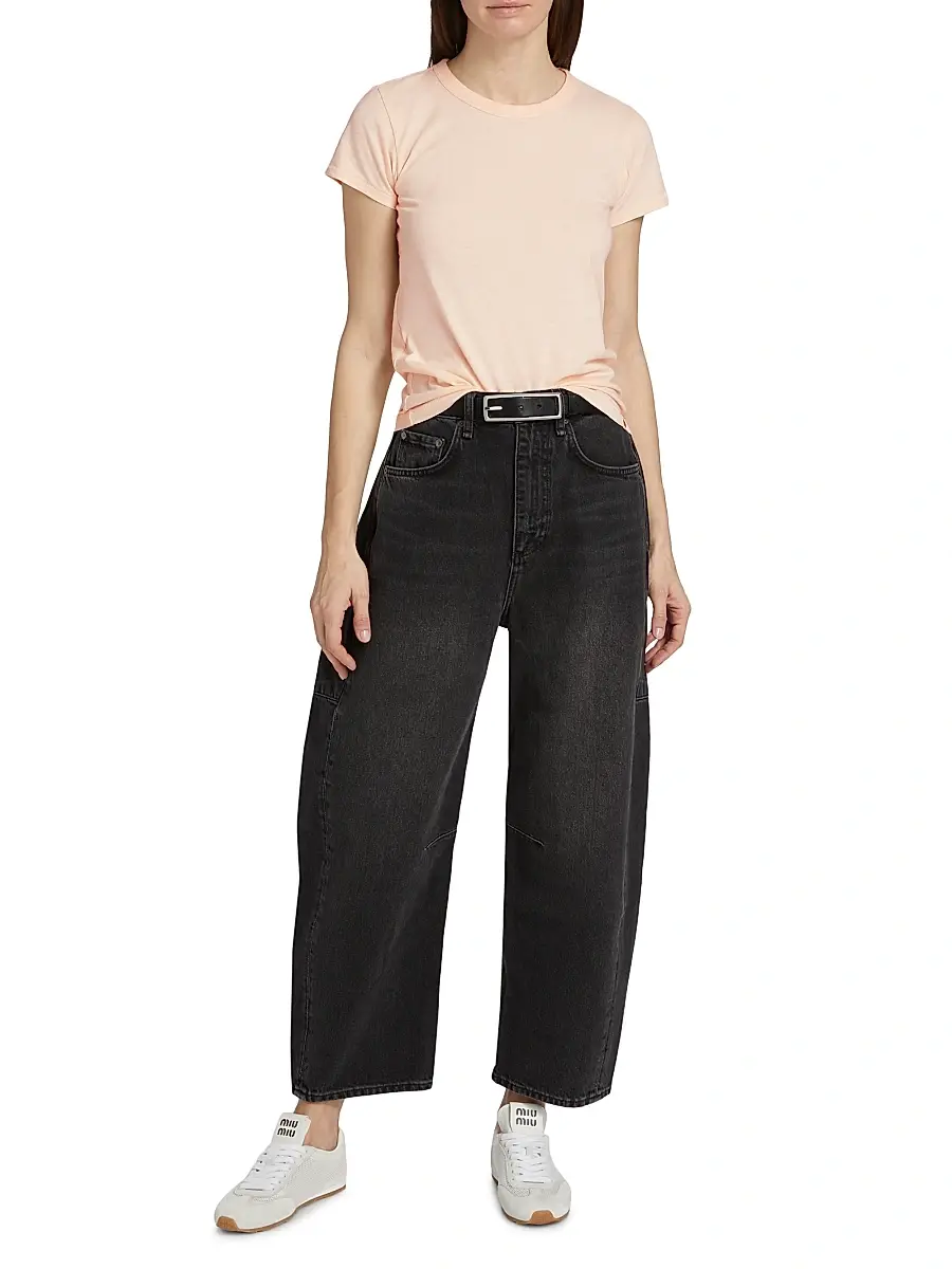 rag & bone Women's The Slub Cotton T-Shirt | Thumbnail 2