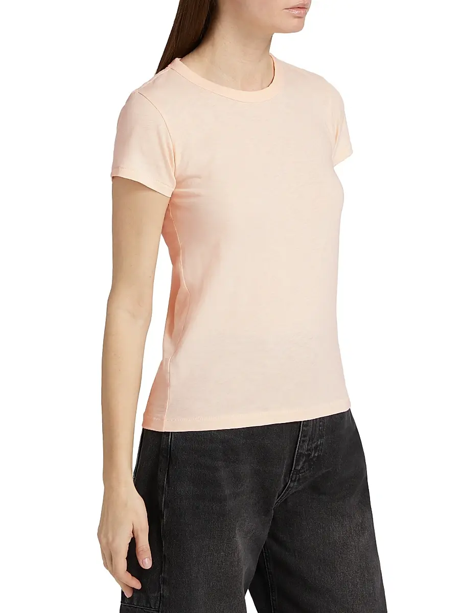 rag & bone Women's The Slub Cotton T-Shirt | Thumbnail 4