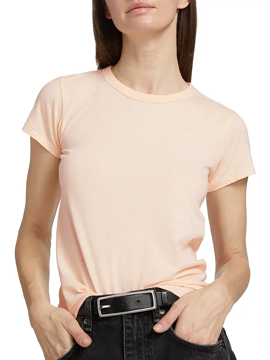 rag & bone Women's The Slub Cotton T-Shirt | Thumbnail 6