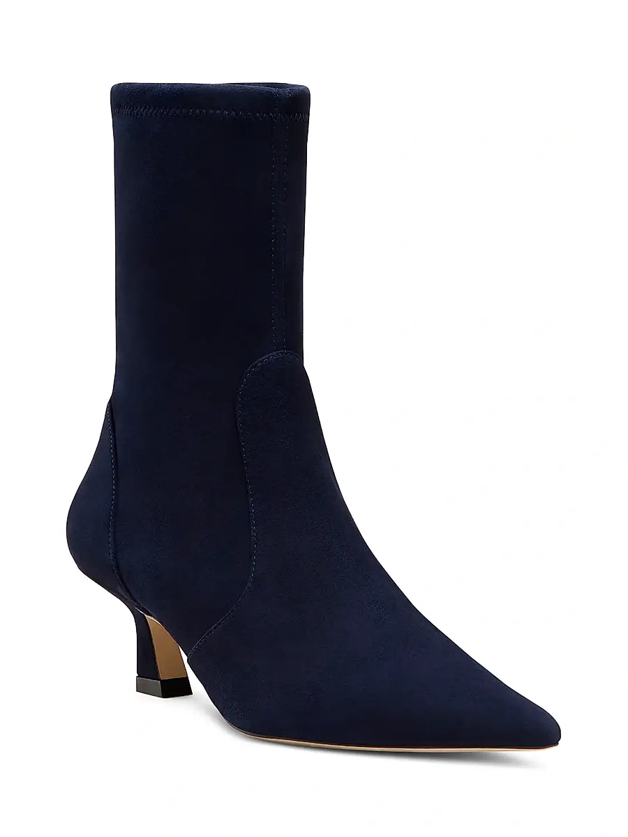Stuart Weitzman Women's Vinnie 50MM Suede Ankle Boots | Thumbnail 2 Stuart Weitzman Women's Vinnie 50MM Suede Ankle Boots | Thumbnail 2