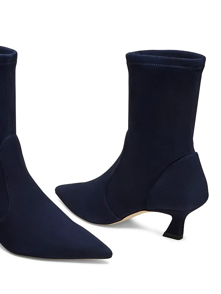 Stuart Weitzman Women's Vinnie 50MM Suede Ankle Boots | Thumbnail 5 Stuart Weitzman Women's Vinnie 50MM Suede Ankle Boots | Thumbnail 5