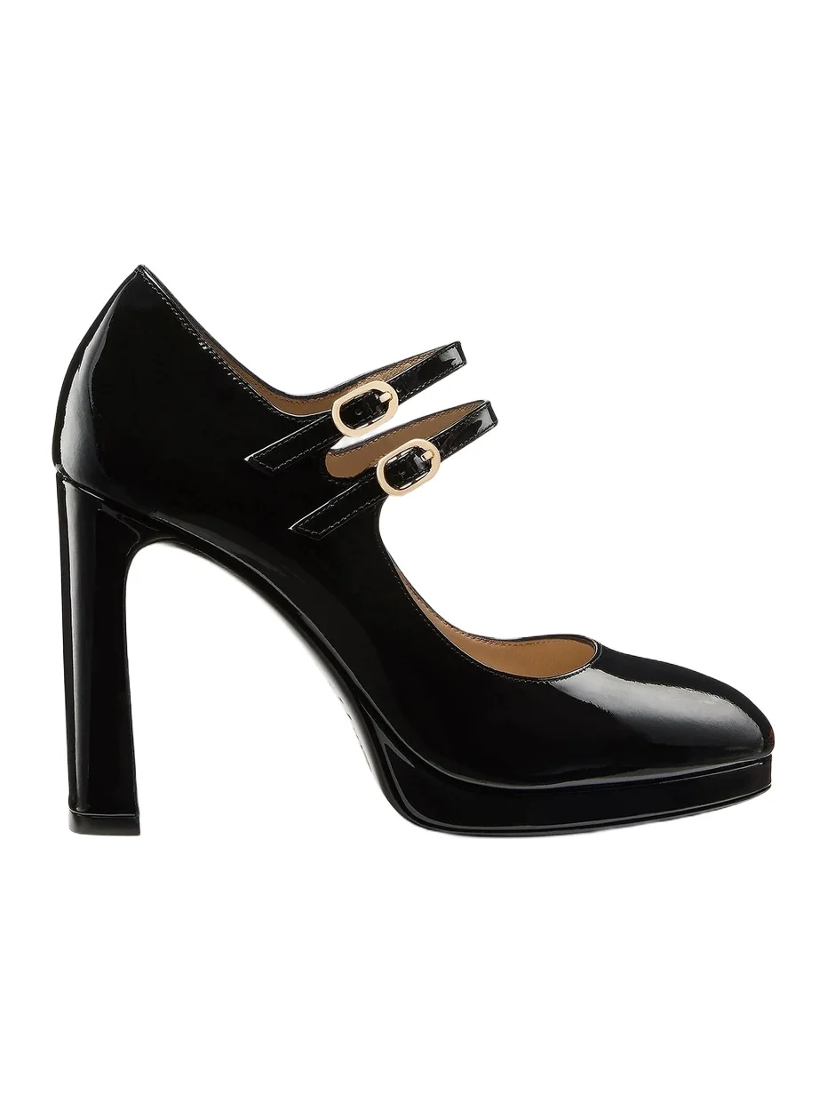 Women's Babette 100MM Patent Leather Platform Mary Janes Pumps Women's Babette 100MM Patent Leather Platform Mary Janes Pumps