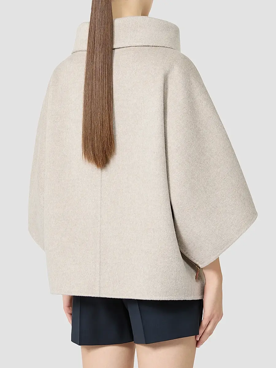 Max Mara Women's Double Cashmere Cropped Coat | Thumbnail 3 Max Mara Women's Double Cashmere Cropped Coat | Thumbnail 3