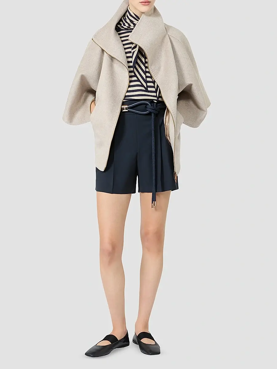 Max Mara Women's Double Cashmere Cropped Coat | Thumbnail 6 Max Mara Women's Double Cashmere Cropped Coat | Thumbnail 6