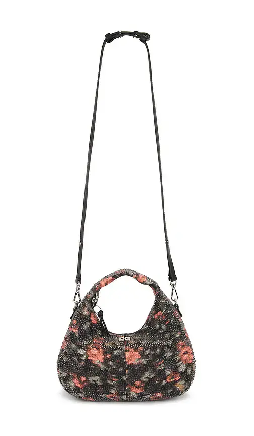 Ganni Hobo Mini Flowers Bag