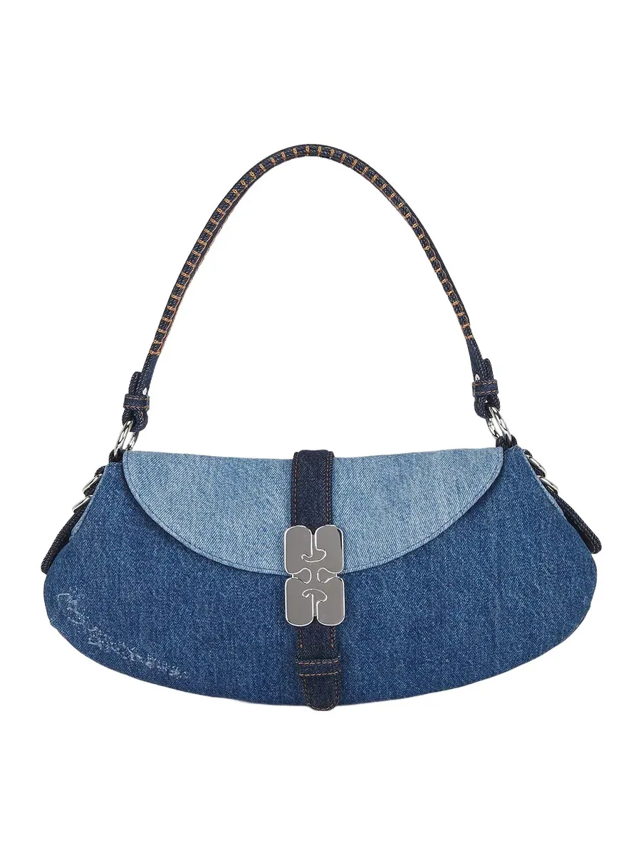 B-kat Denim Shoulder Bag B-kat Denim Shoulder Bag