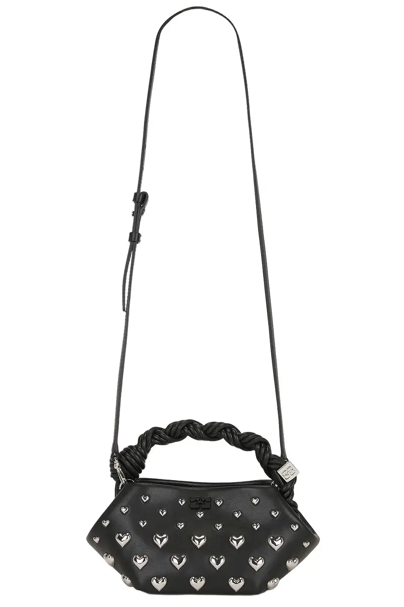 Ganni Bou Mini Hearts Bag