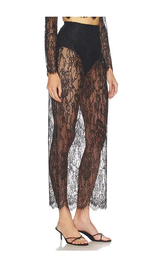 L'Agence Raymonde Maxi Lace Skirt | Thumbnail 2 L'Agence Raymonde Maxi Lace Skirt | Thumbnail 2
