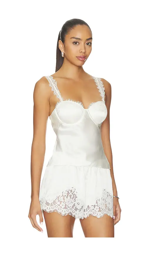 L'Agence Soleia Lace Strap Cup Camisole | Thumbnail 2 L'Agence Soleia Lace Strap Cup Camisole | Thumbnail 2