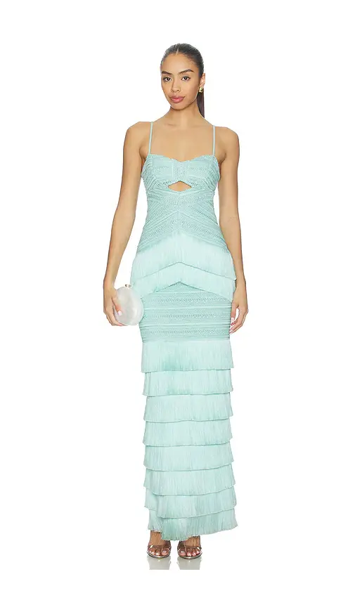 PatBo Clara Fringe Maxi Dress | Image 1 PatBo Clara Fringe Maxi Dress | Image 1