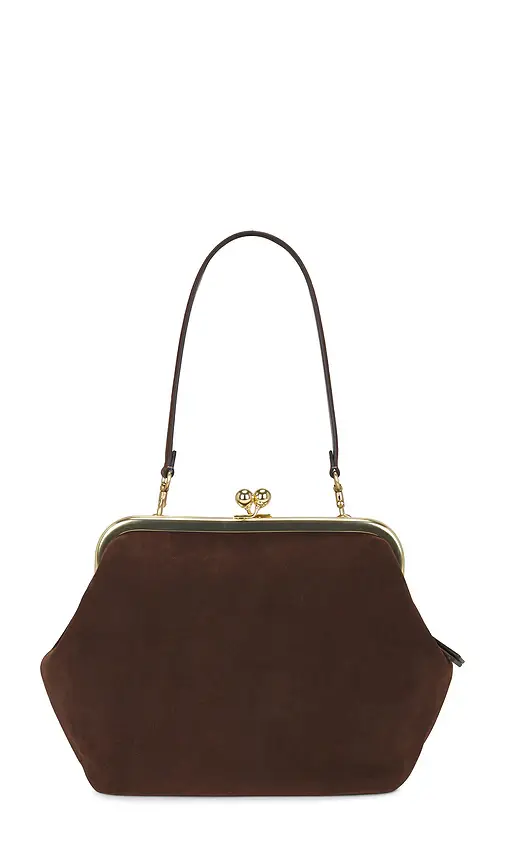 Coach Suede Kisslock Frame Bag 27 | Image 1 Coach Suede Kisslock Frame Bag 27 | Image 1