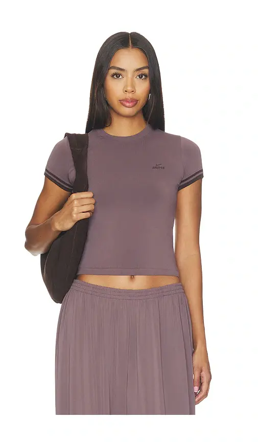 NikeSKIMS Stretch Knit Crop Crew | Image 1 NikeSKIMS Stretch Knit Crop Crew | Image 1