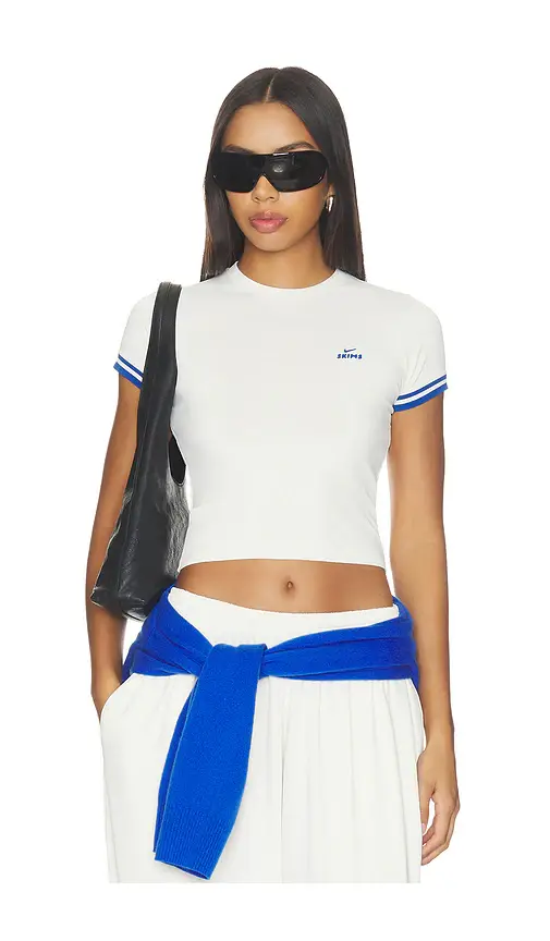 NikeSKIMS Stretch Knit Crop Crew | Image 1 NikeSKIMS Stretch Knit Crop Crew | Image 1