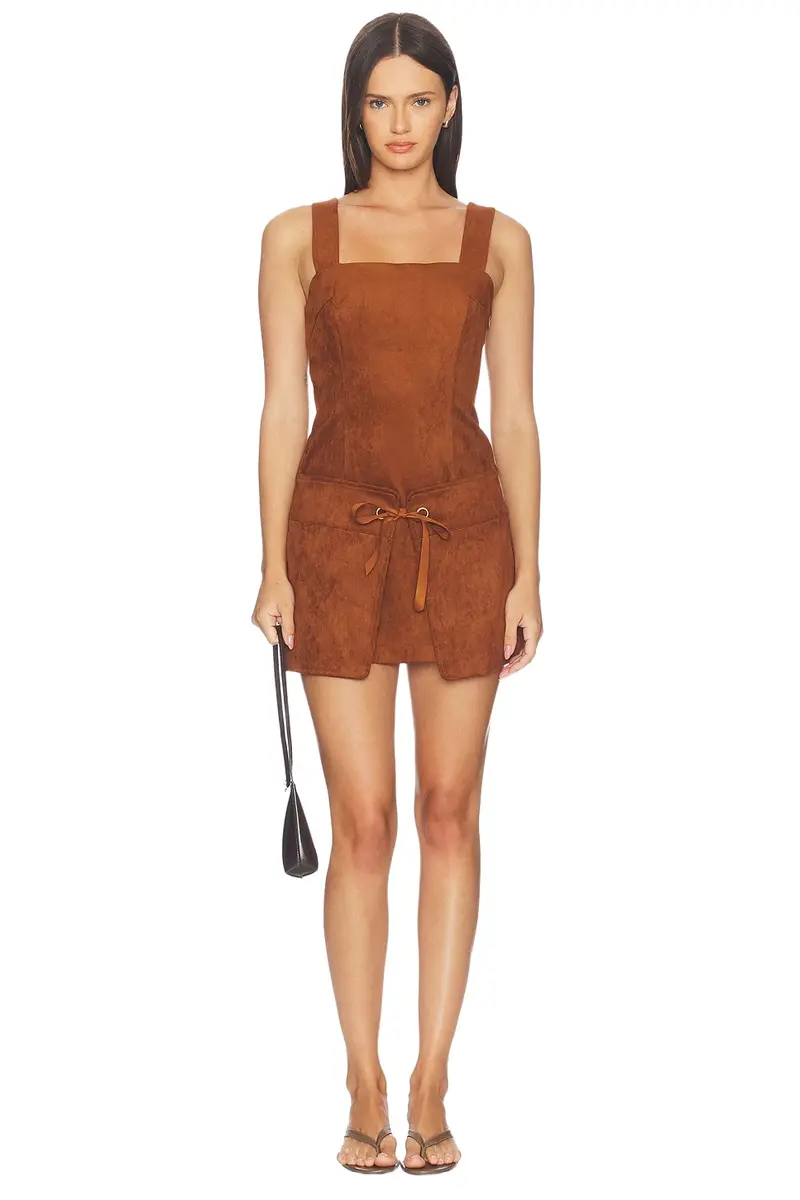 Robin Suede Romper