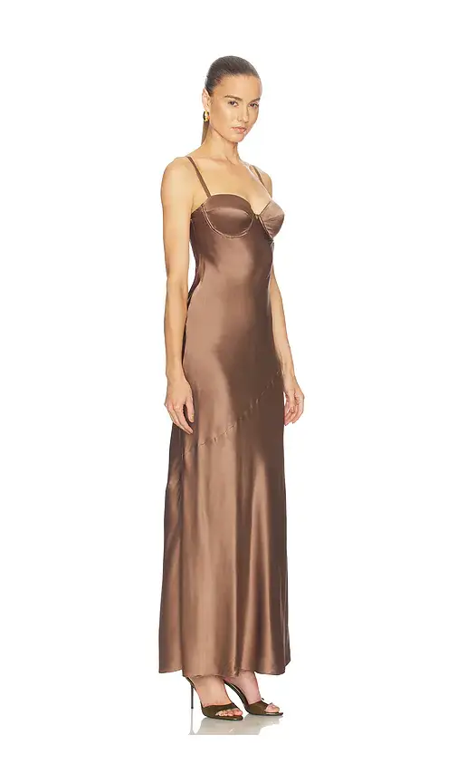 L'Agence Sayla Bias Cut Maxi Dress | Thumbnail 2 L'Agence Sayla Bias Cut Maxi Dress | Thumbnail 2
