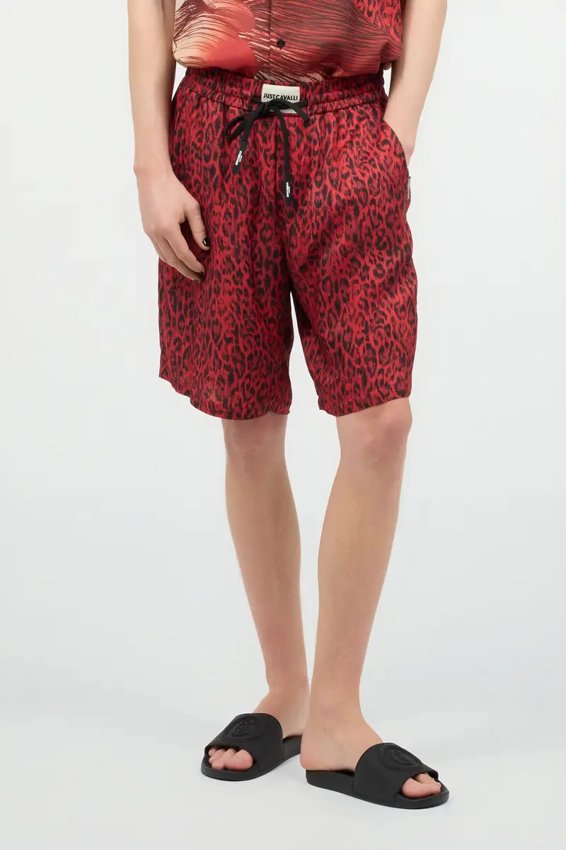 Roberto Cavalli Shorts With Jaguar Skin Print | Thumbnail 2 Roberto Cavalli Shorts With Jaguar Skin Print | Thumbnail 2
