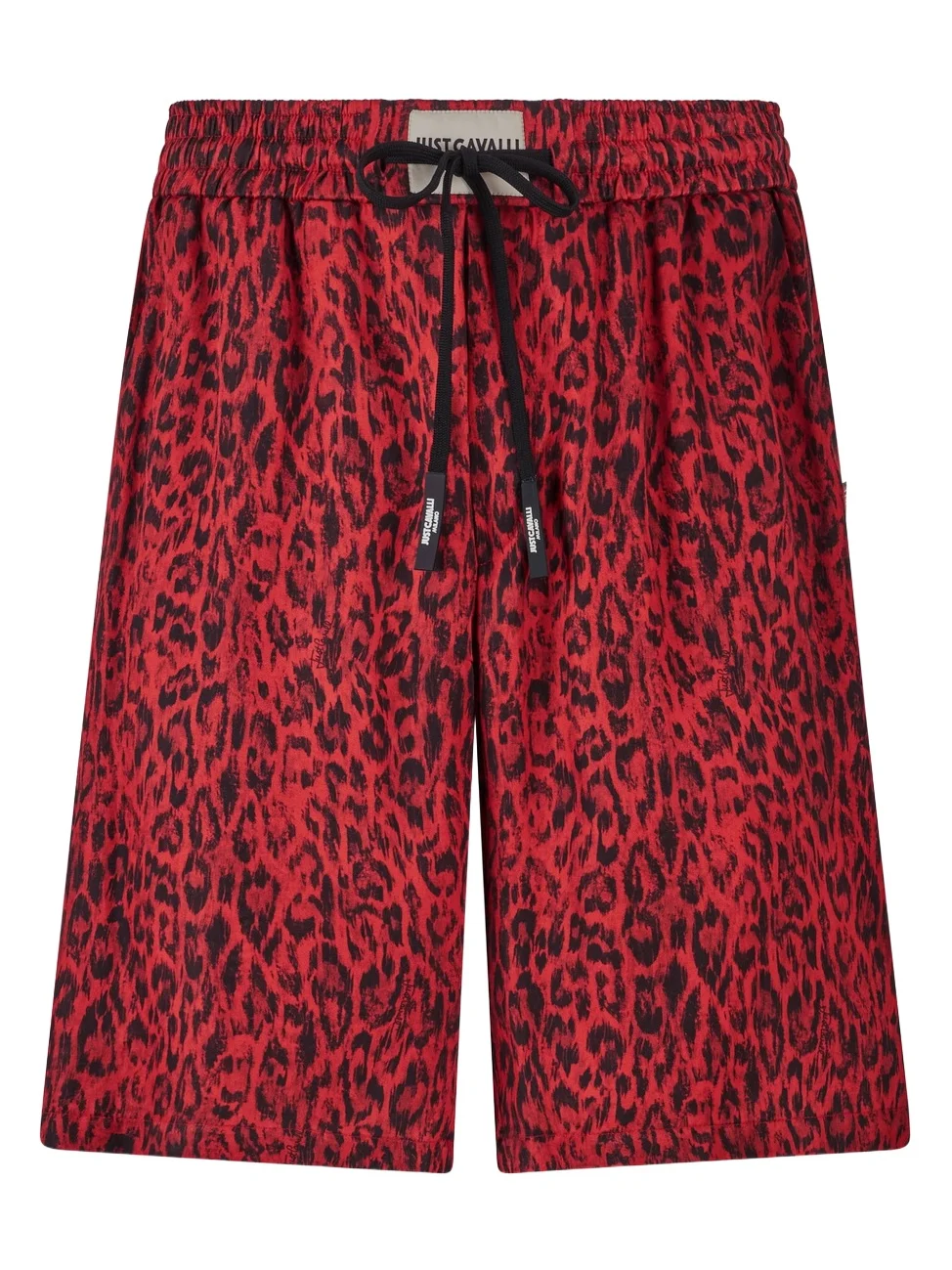 Roberto Cavalli Shorts With Jaguar Skin Print