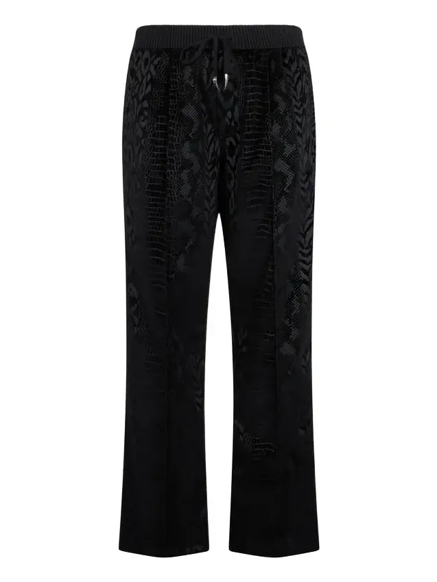 Roberto Cavalli Pants With Animal Motifs