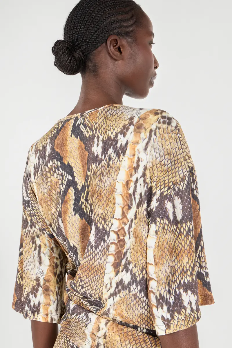 Roberto Cavalli Python Print T-shirt | Thumbnail 6 Roberto Cavalli Python Print T-shirt | Thumbnail 6