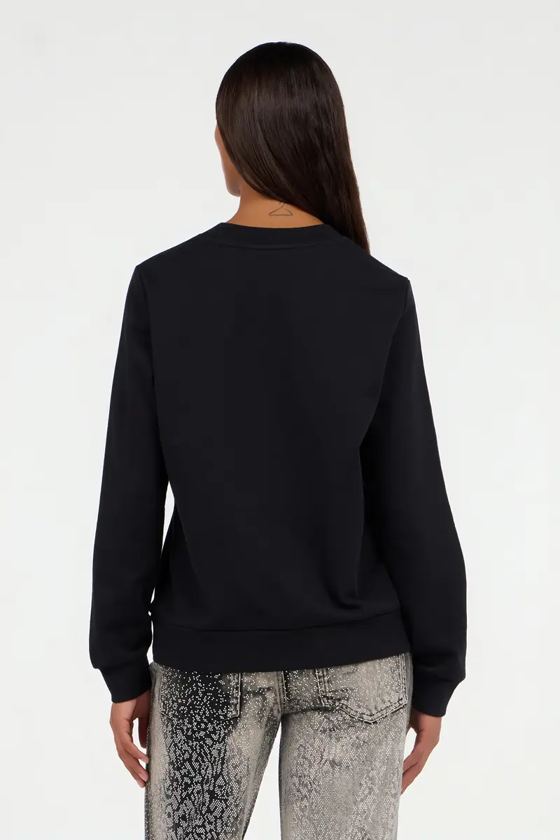 Roberto Cavalli Cotton sweatshirt with jewel logo | Thumbnail 3 Roberto Cavalli Cotton sweatshirt with jewel logo | Thumbnail 3
