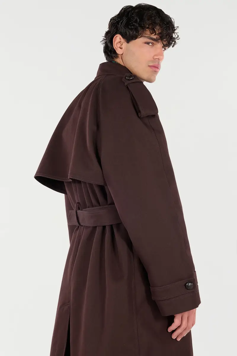 Roberto Cavalli Long Cotton Trench Coat | Thumbnail 5 Roberto Cavalli Long Cotton Trench Coat | Thumbnail 5