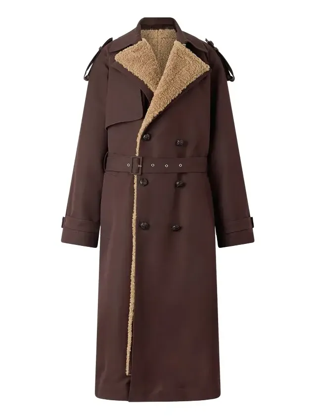 Roberto Cavalli Long Cotton Trench Coat