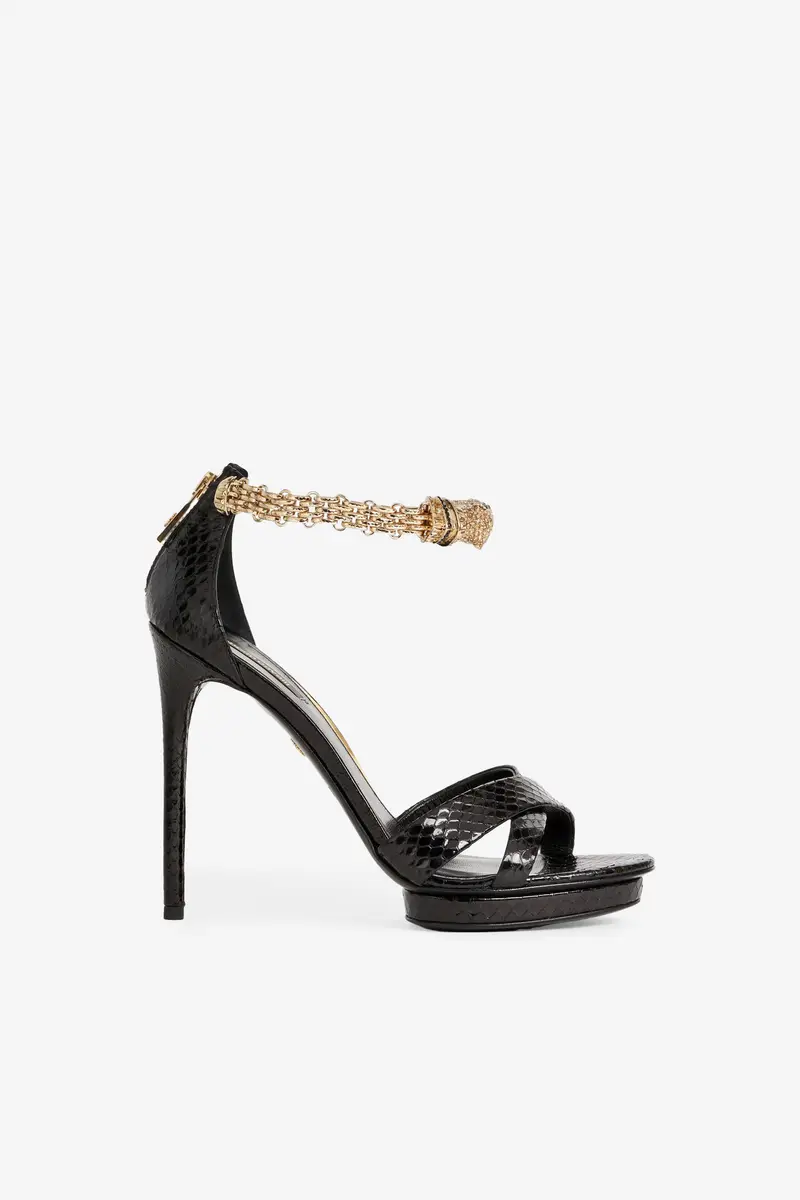 Roberto Cavalli Sandals with jewel panther head | Thumbnail 2