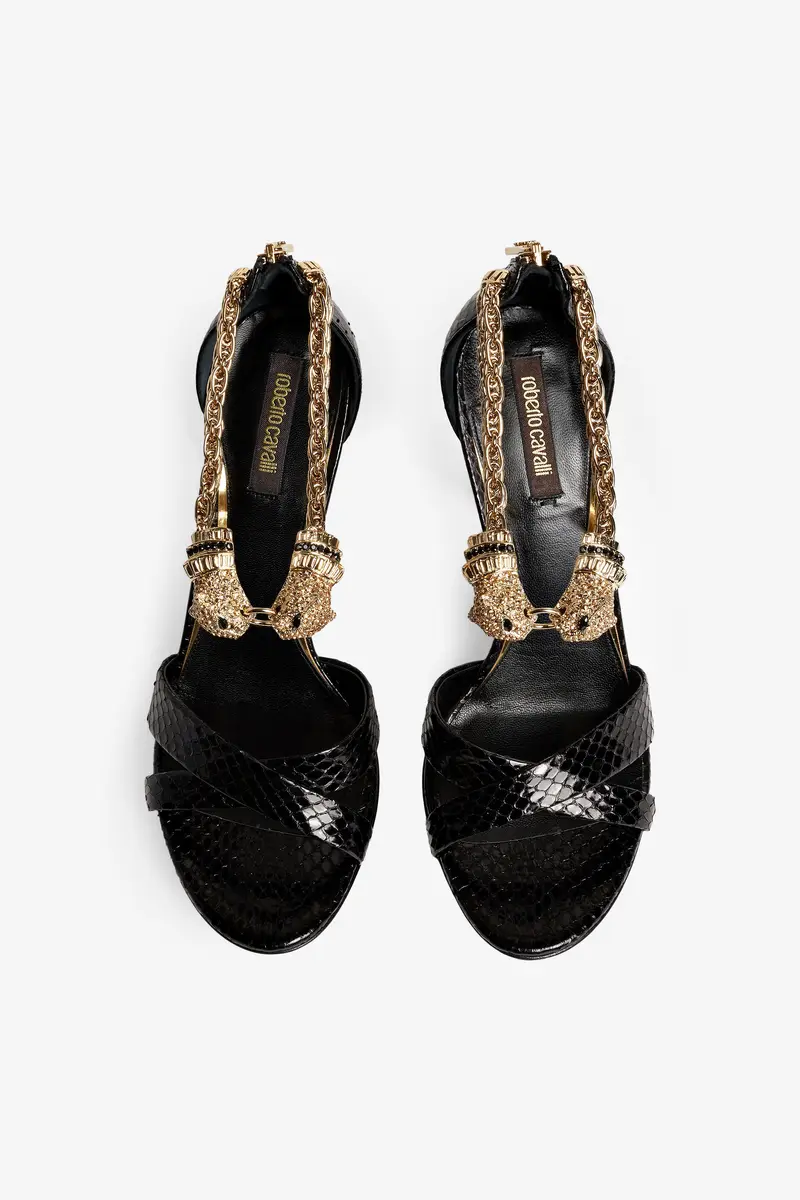 Roberto Cavalli Sandals with jewel panther head | Thumbnail 4