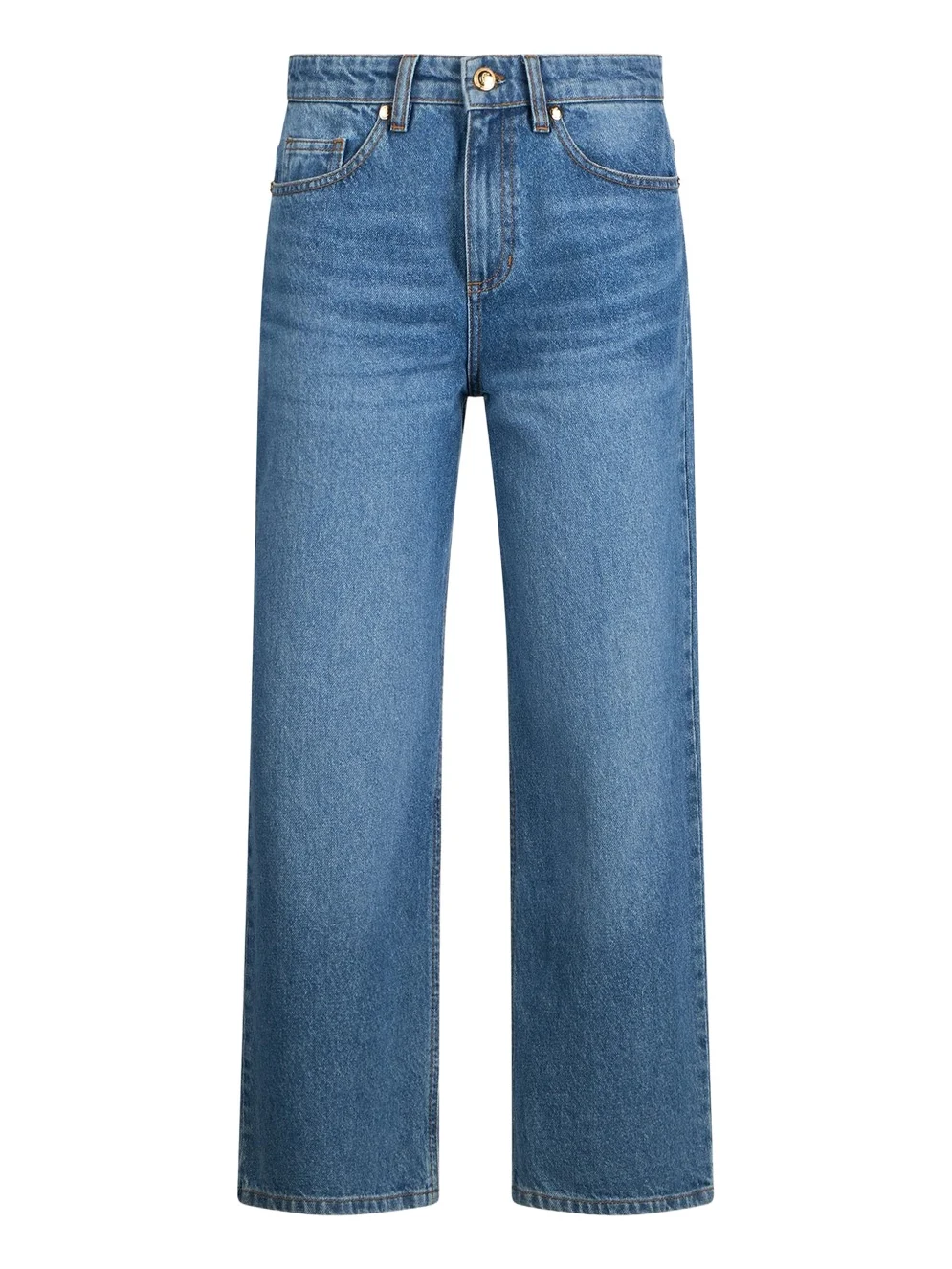 Roberto Cavalli Blue Cropped Jeans