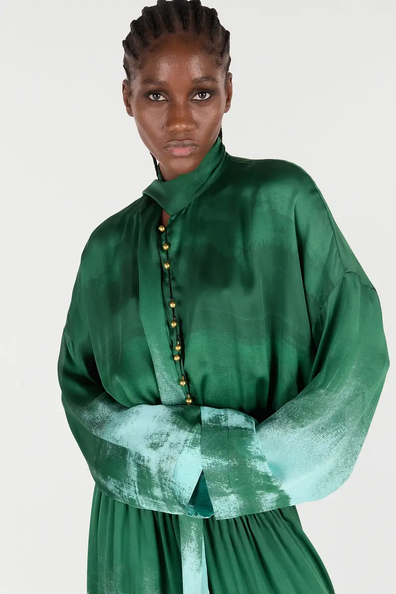 Roberto Cavalli Pure Silk Shirt Dress | Thumbnail 5 Roberto Cavalli Pure Silk Shirt Dress | Thumbnail 5