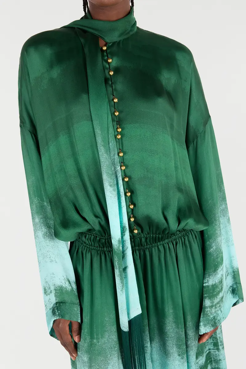 Roberto Cavalli Pure Silk Shirt Dress | Thumbnail 6 Roberto Cavalli Pure Silk Shirt Dress | Thumbnail 6