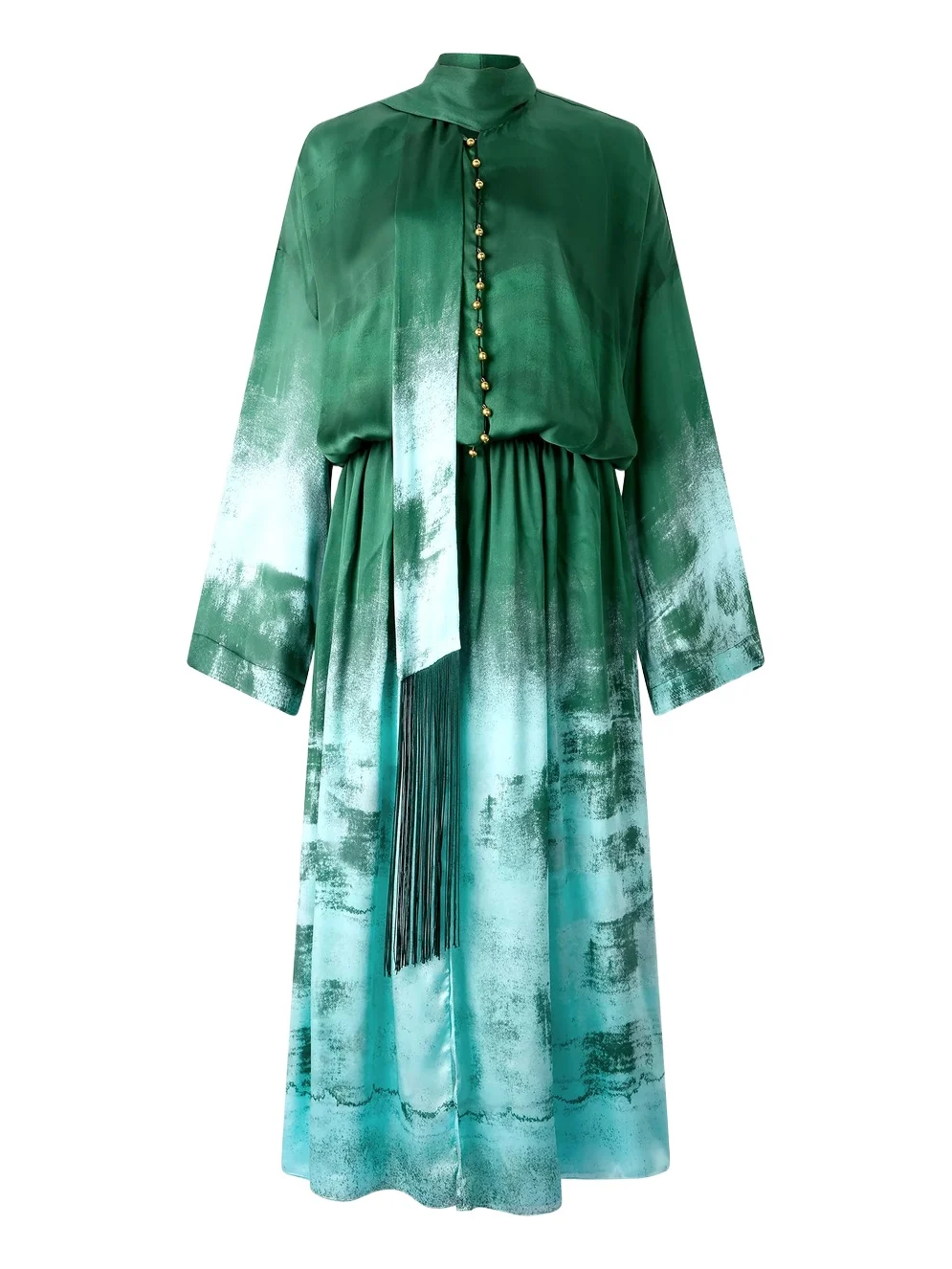 Roberto Cavalli Pure Silk Shirt Dress