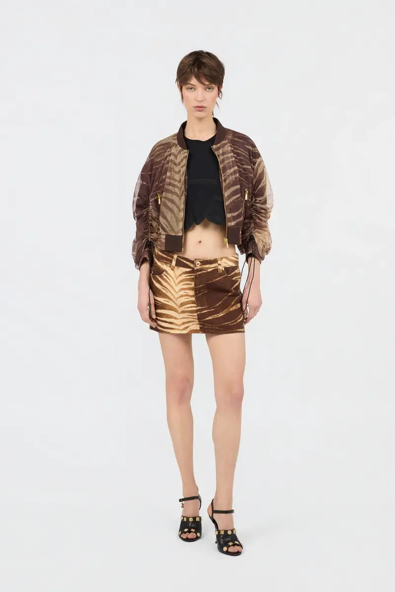 Roberto Cavalli Natural Barb Mini Skirt | Thumbnail 6 Roberto Cavalli Natural Barb Mini Skirt | Thumbnail 6