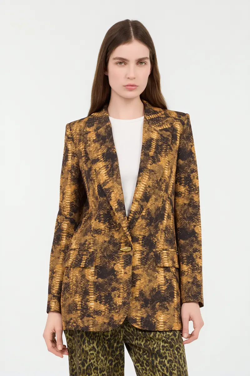Roberto Cavalli Python Print Jacket | Thumbnail 2 Roberto Cavalli Python Print Jacket | Thumbnail 2